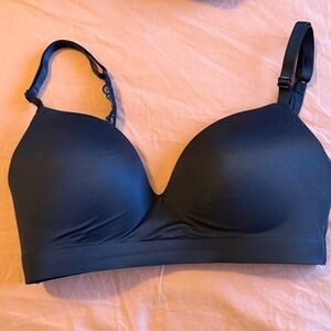 Soma Black Lace Trim Bra